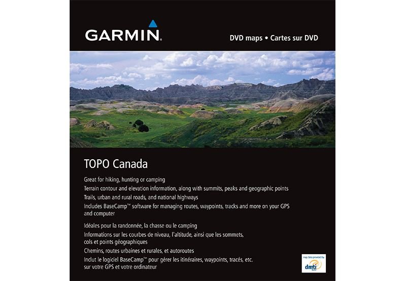 Garmin TOPO Kanada -Koko  Garmin microSD/SD card, Pyörätietokoneet tarvikkeet