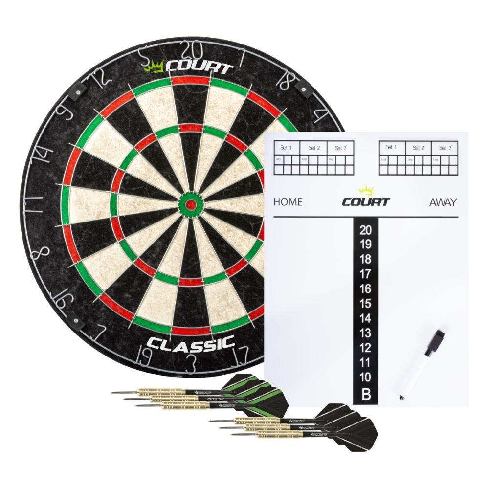 Gymstick Court Classic Dartboard Set