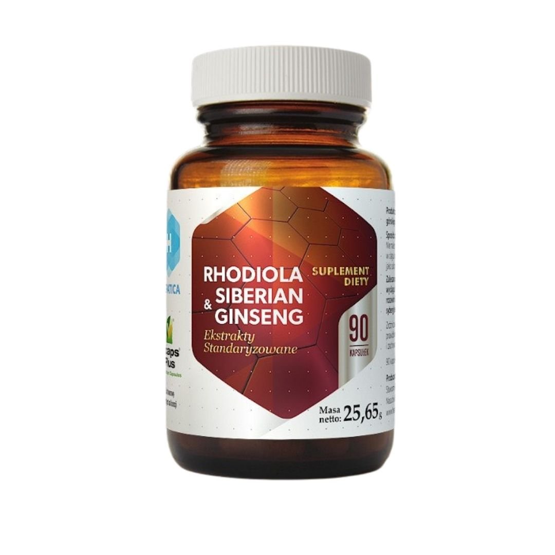 RUUSUNJUURI + SIPERIAN GINSENG -UUTTEET / 90 kaps.