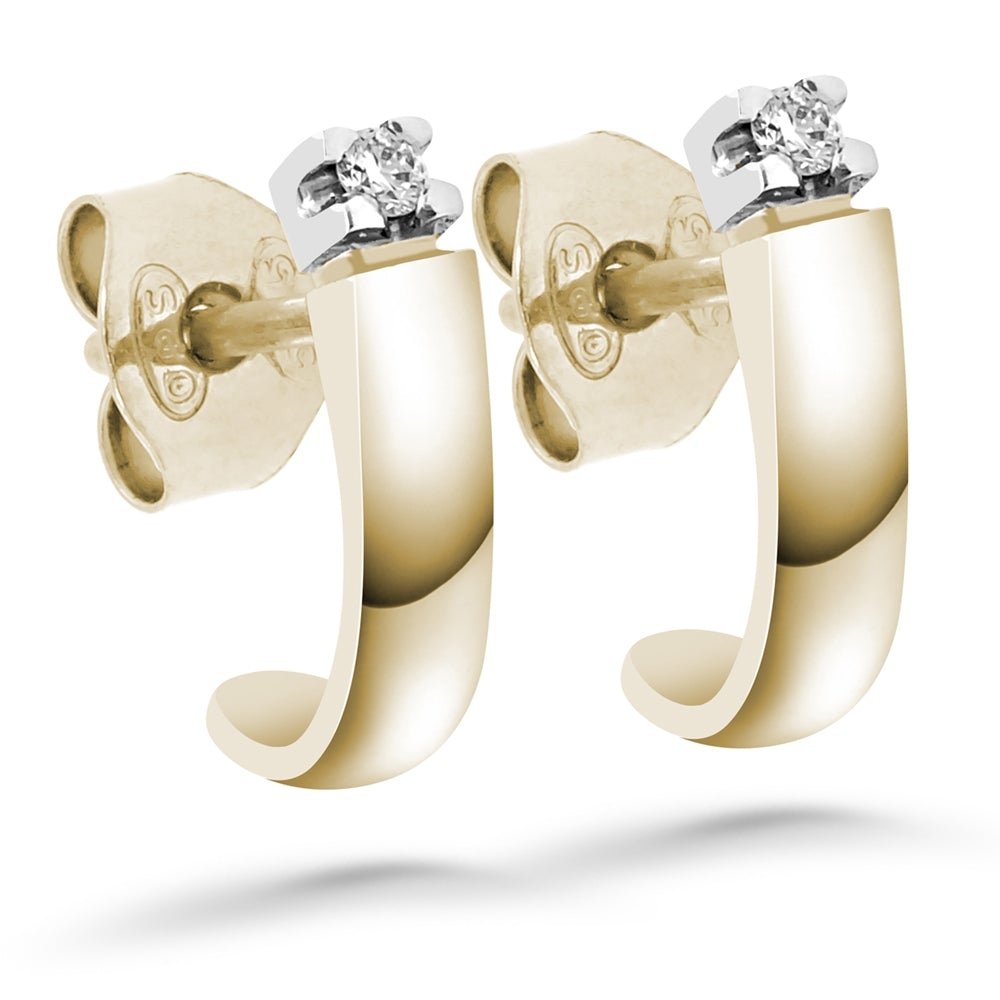 Silván,Timanttikorvakorut 0,04ct, 14K keltakultaa, Maria-mallisto