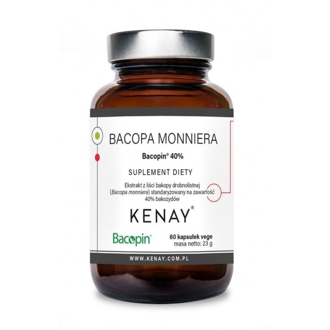 BACOPA MONNIERI / BACOPIN 40% / MUISTIN TUEKSI / 60 kaps.