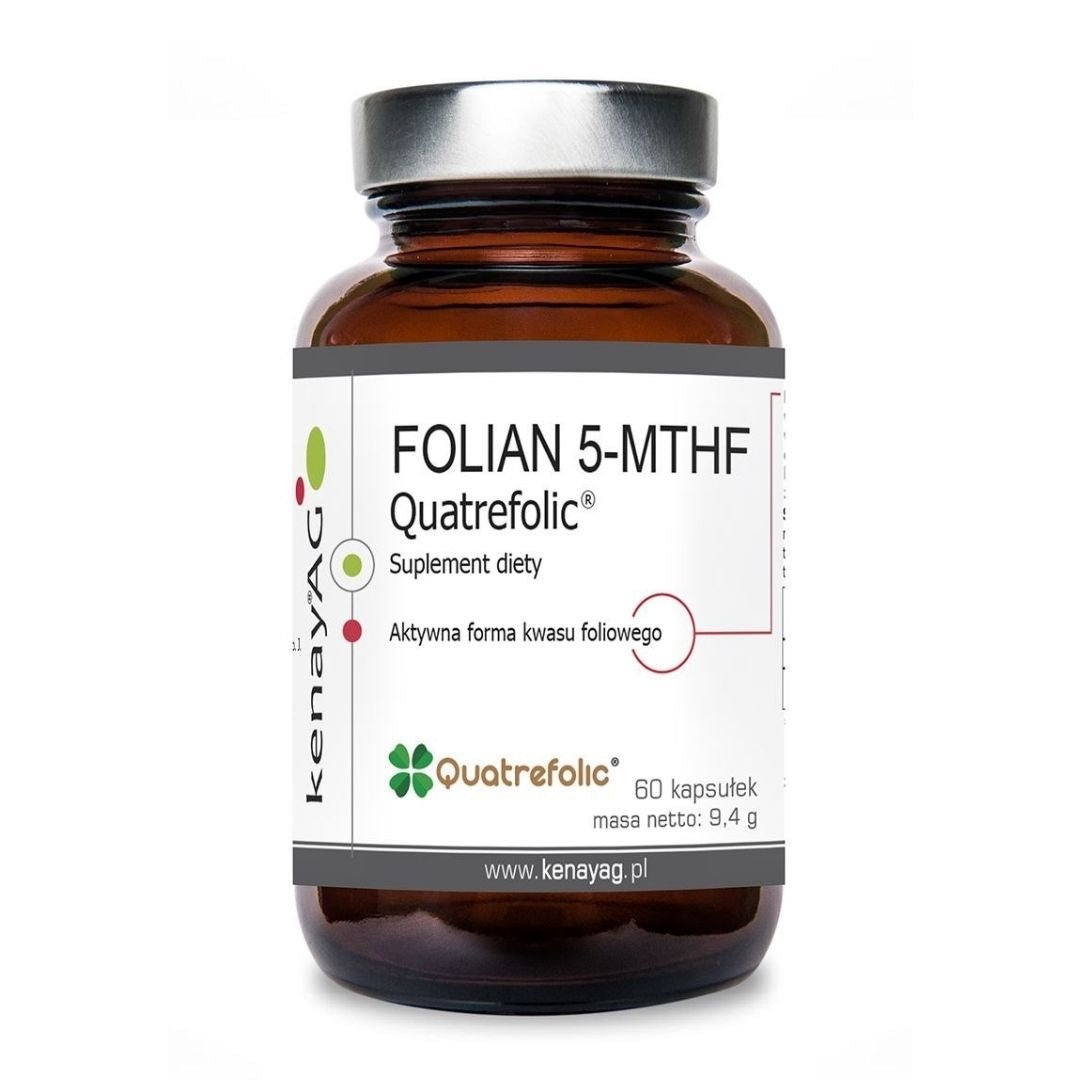 FOLAATTI 5-MTHF / AKTIIVINEN FOOLIHAPPO / Quatrefolic / 400 mcg / 60 kaps.