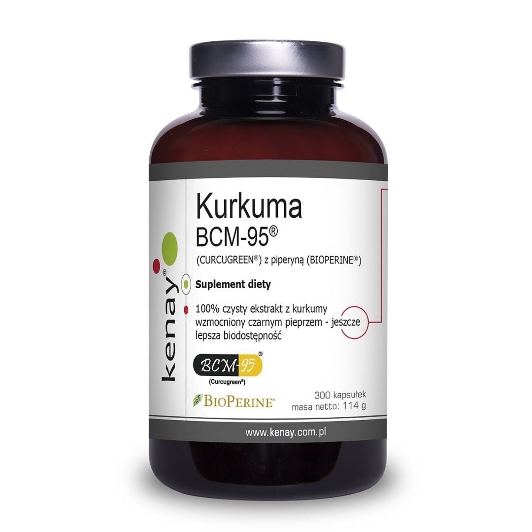 KURKUMIINIUUTE BCM-95 + PIPERIINI / 750 mg / 300 kaps.