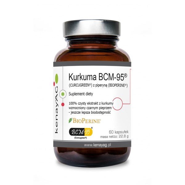 KURKUMIINIUUTE BCM-95 + PIPERIINI / 750 mg / 60 kaps.