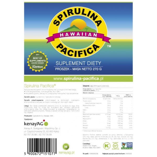 HAVAIJIN SPIRULINA PACIFICA / JAUHE / 270 g