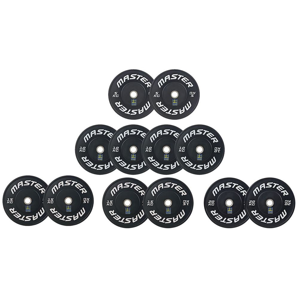 Master Fitness Bumper Set 150 kg SkiTeam