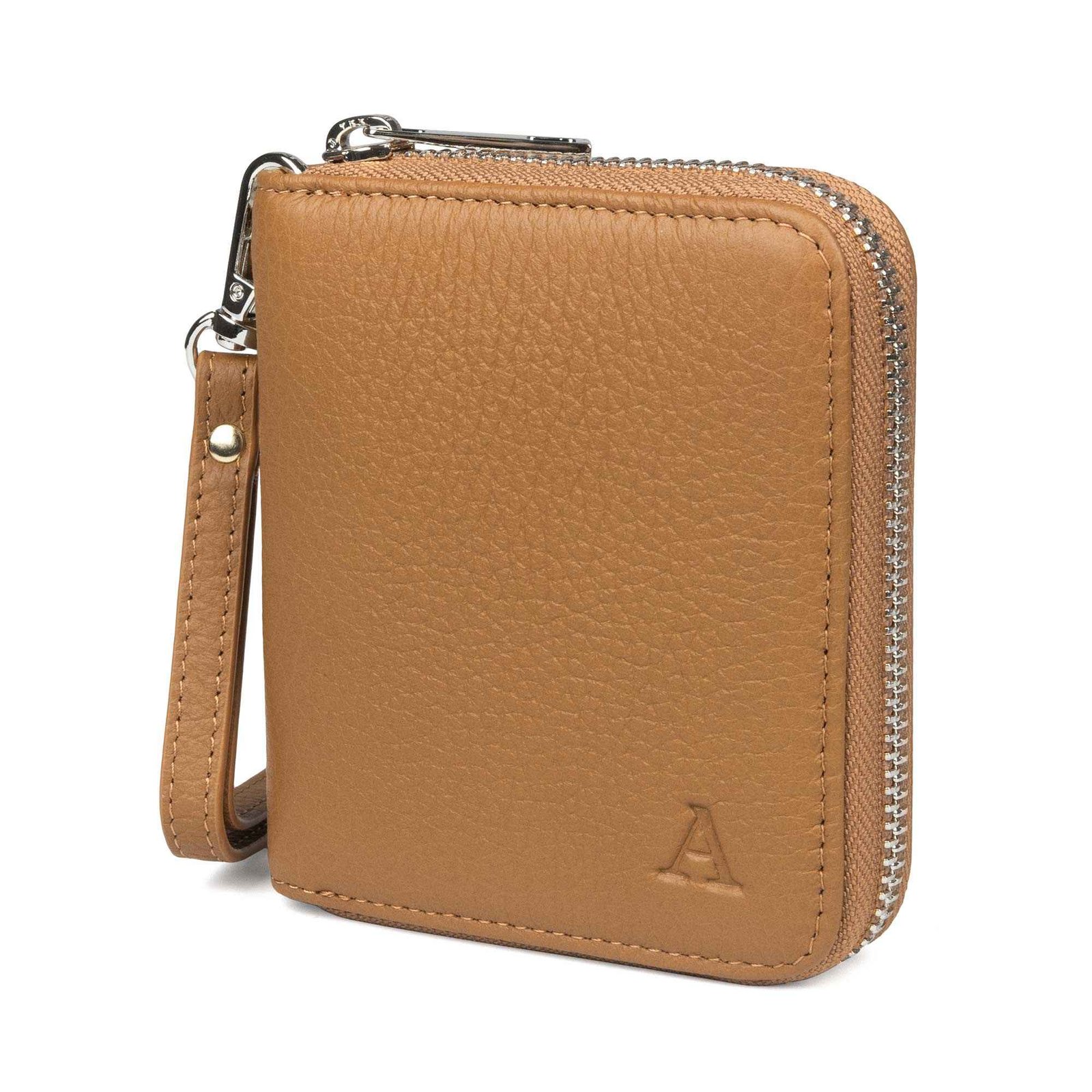 Hirvennahkainen Mini Clutch-lompakko (konjakki)