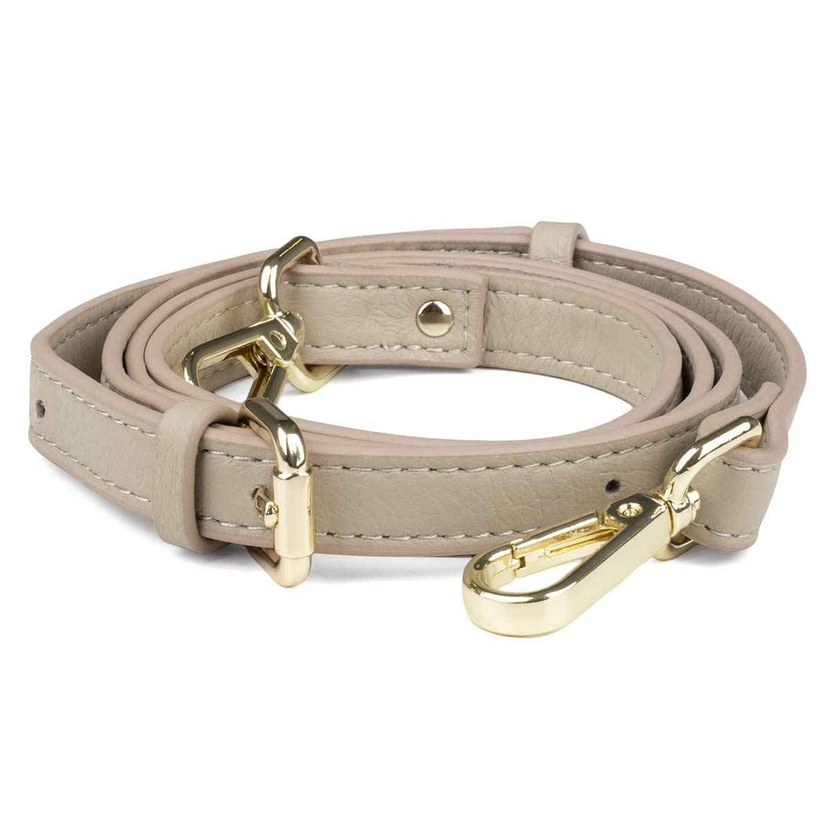 Hirvennahkainen olkahihna (taupe)