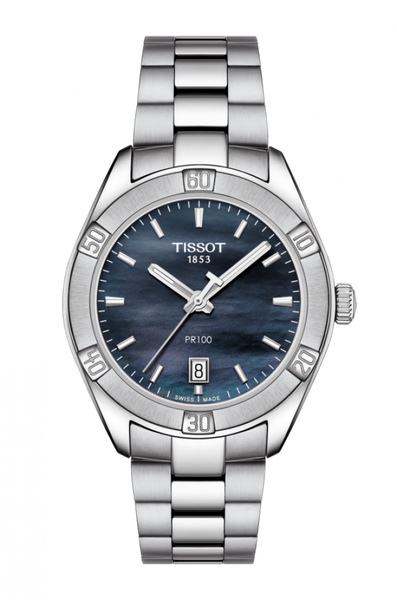 Tissot PR 100 Sport Chic T101.910.11.121.00, naisten rannekello