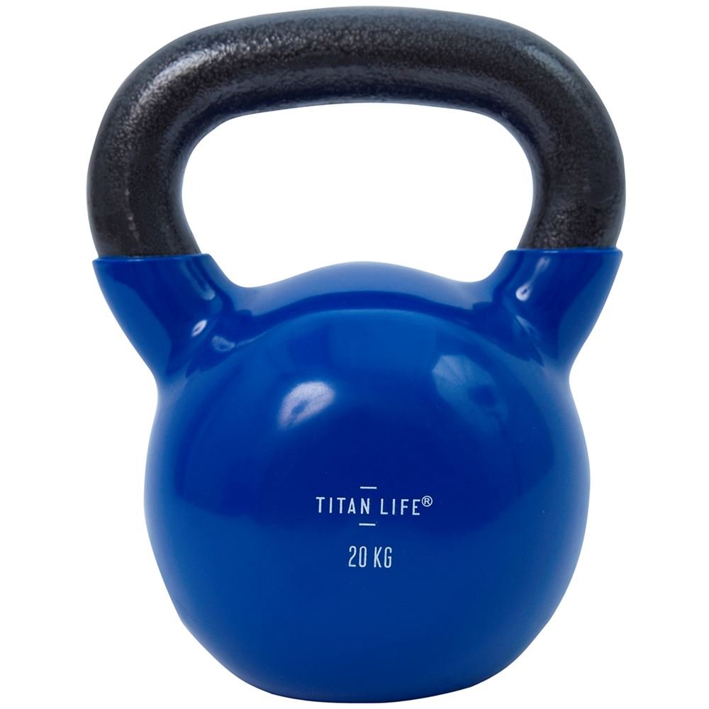 Titan LIFE Kahvakuula Valurauta sis. Vinyyli, Kettlebells