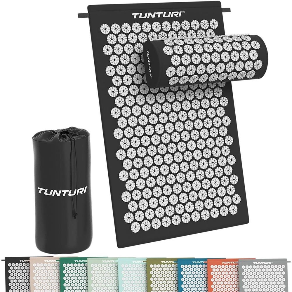 Tunturi Fitness Akupainantamatto ja -tyyny, musta
