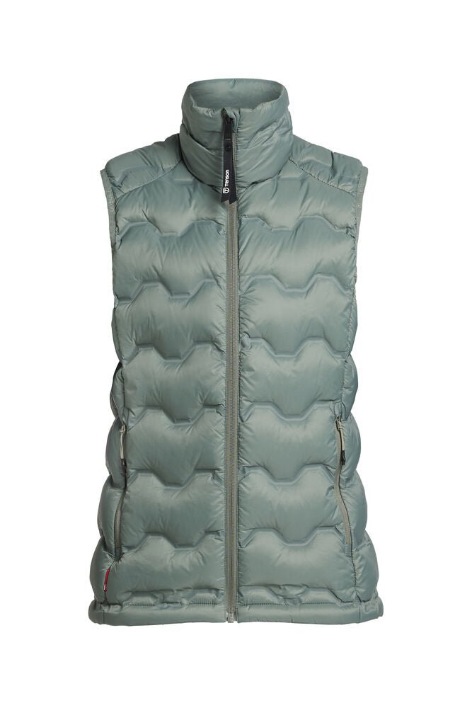 Tenson TXlite Shibui Down Vest naiset Harmaanvihreä / L