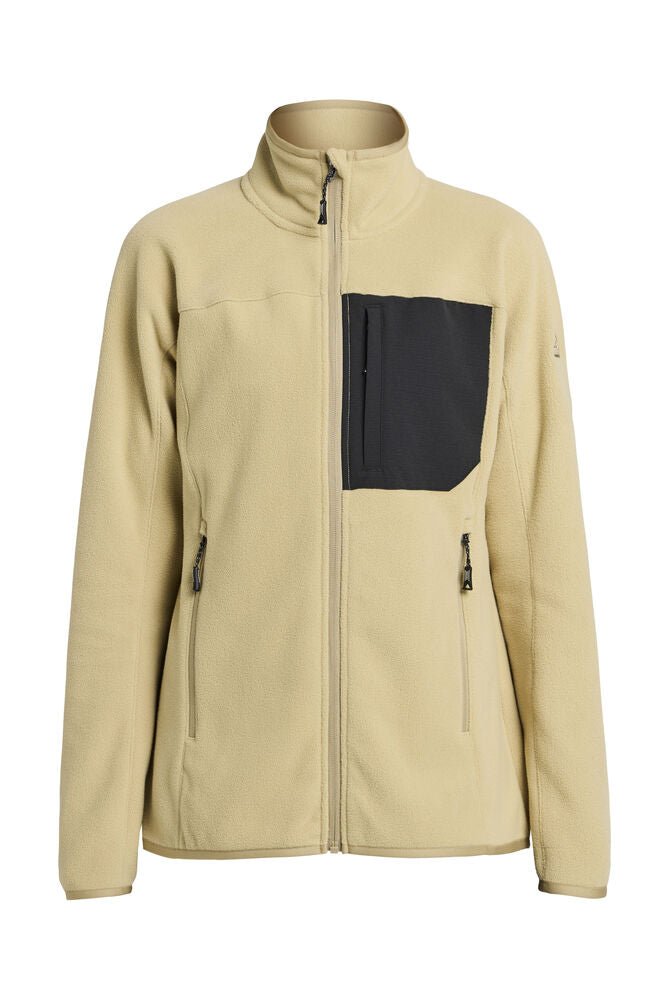 Tenson Himalaya Full Zip Pocket Fleece naiset Beige / L