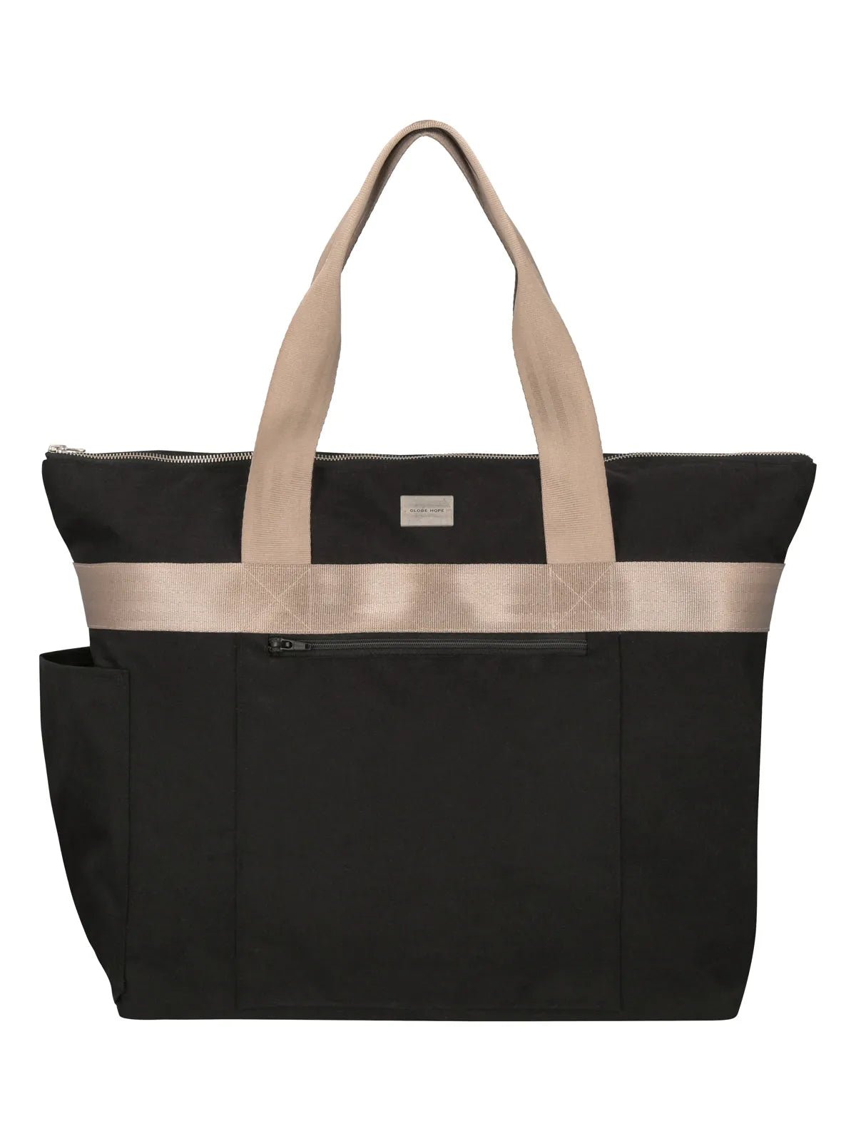 REISSU viikonloppulaukku, musta-beige