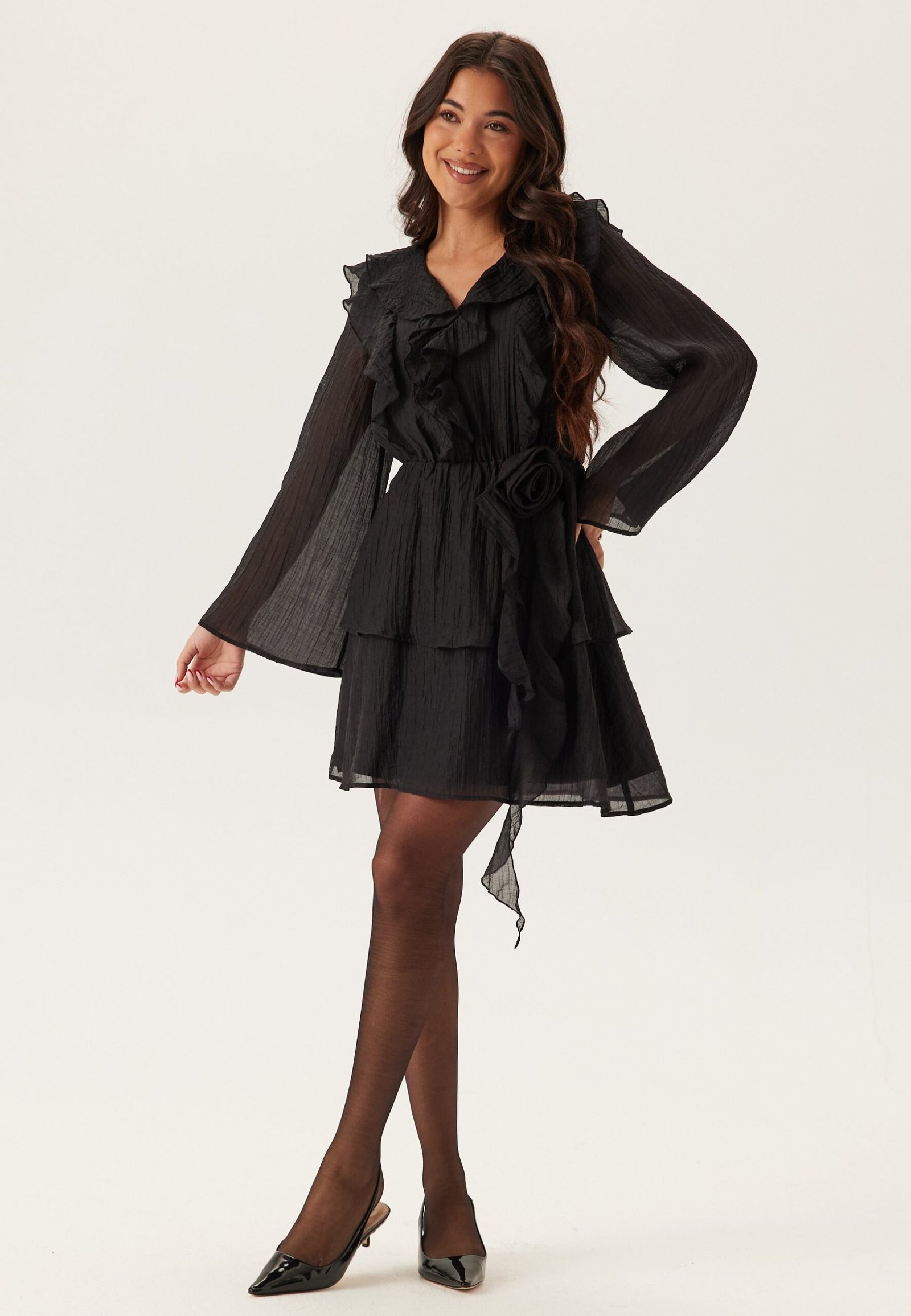Ruffle Short Dress