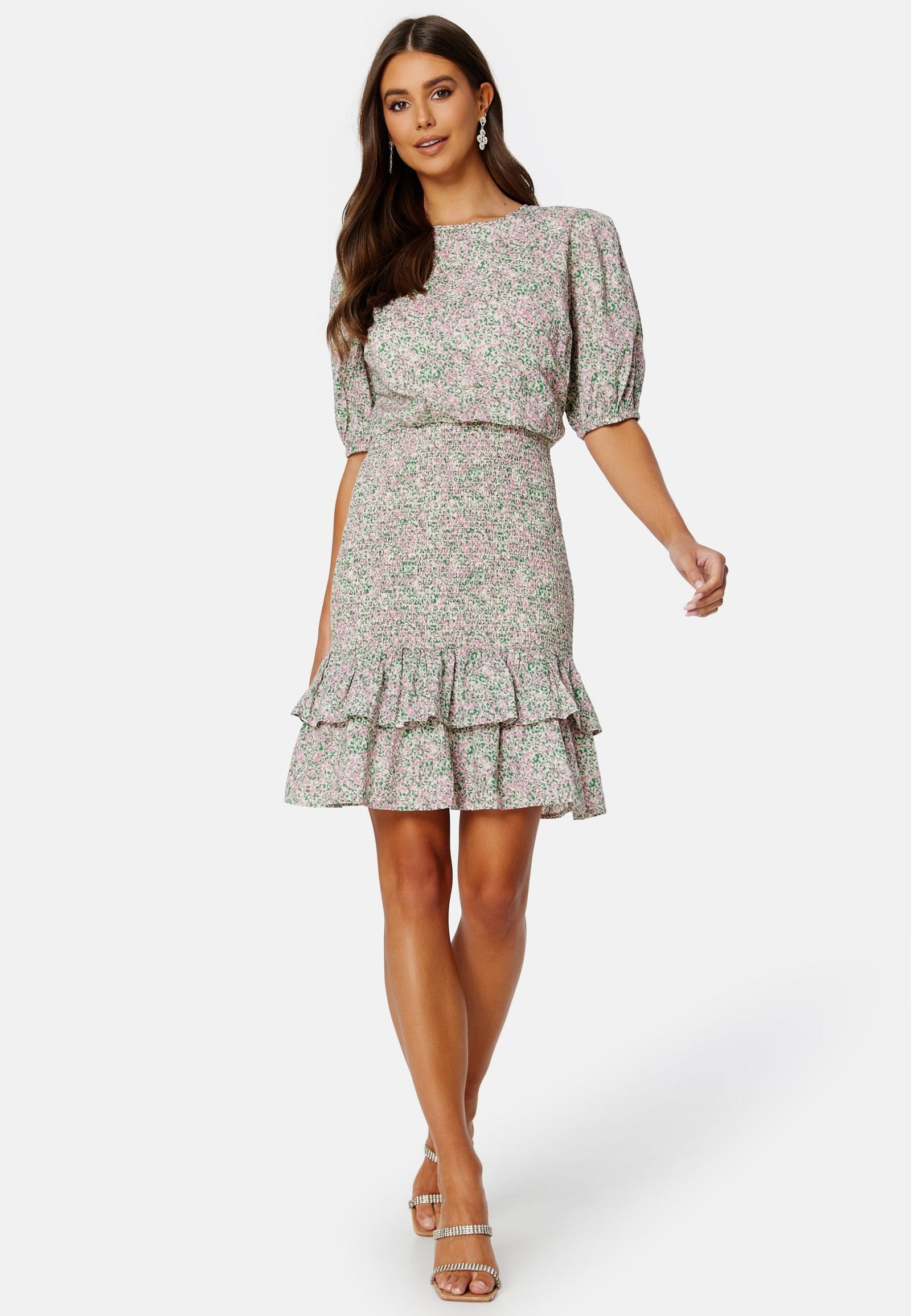 Summer Luxe Patterned Smock Dress