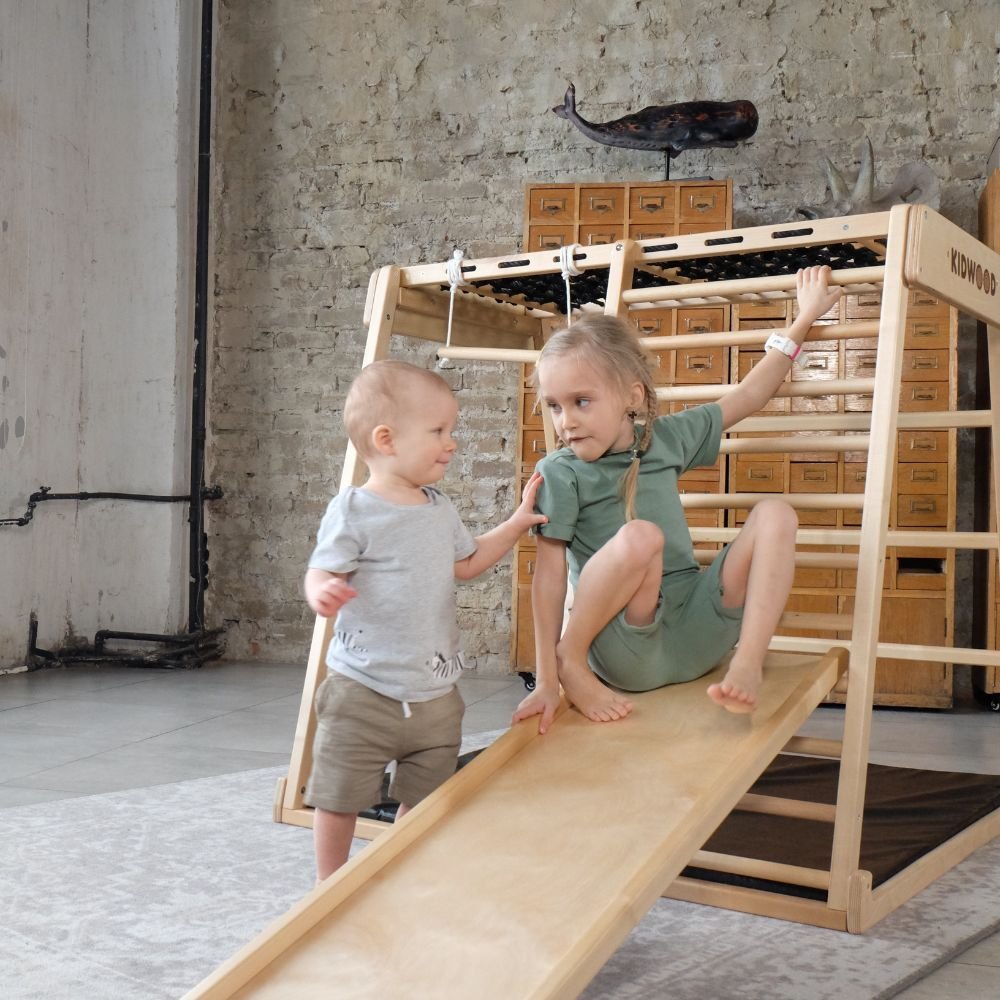 Kidwood Kiipeilyteline Domino - lapsille - Musta