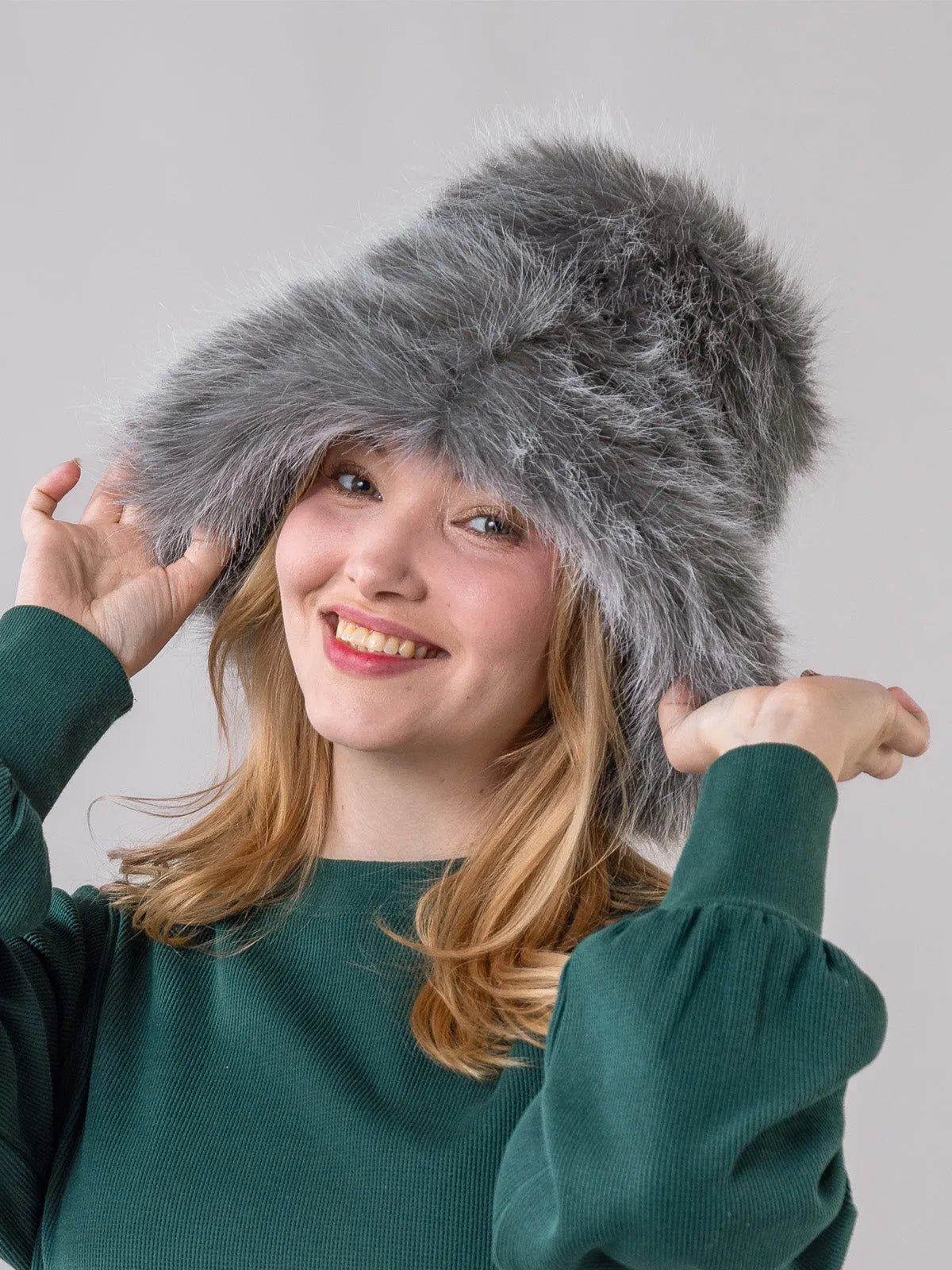 ELISABETH Hattu, harmaa