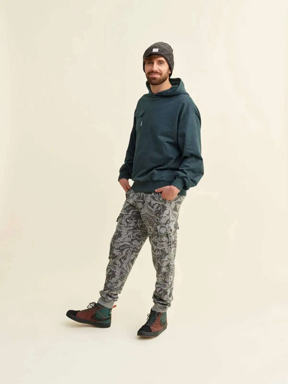 FUKSIITTI huppari, merenvihreä