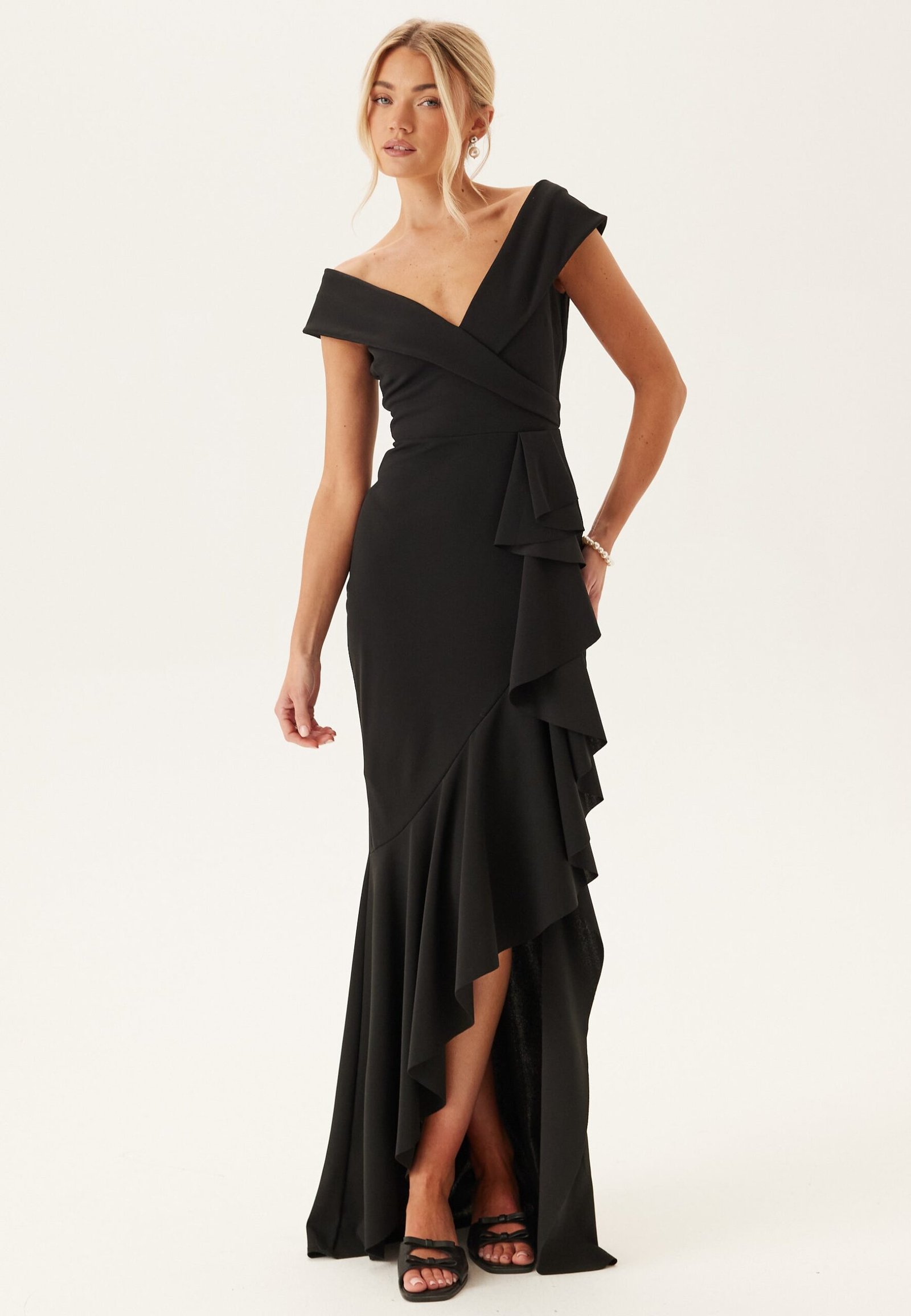 Bardot Frill Maxi Dress