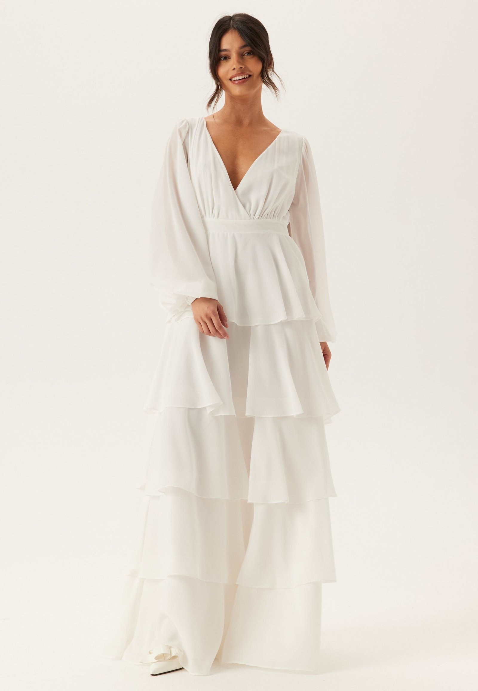 Long Sleeve Tiered Maxi Dress