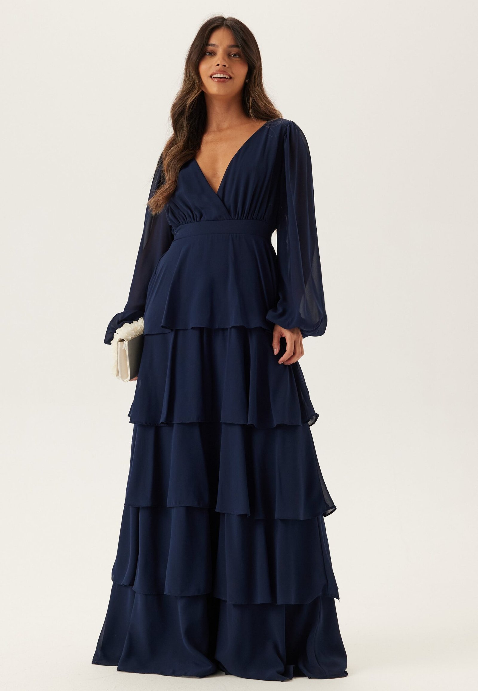 Long Sleeve Tiered Maxi Dress