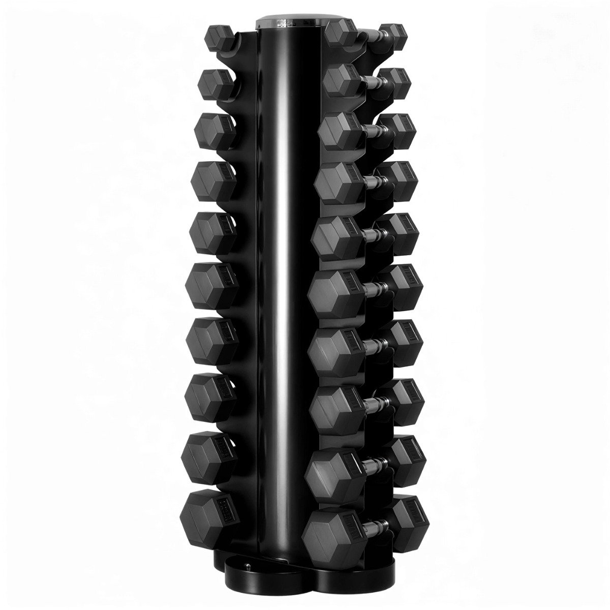 Hexagon käsipainot 1 - 10 kg  + käsipainoteline