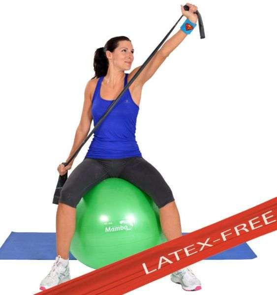 Jumppakuminauha MVS 5,5 m LATEX FREE - Punainen