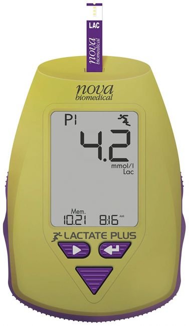 Lactate Plus -laktaattimittari kantolaukulla