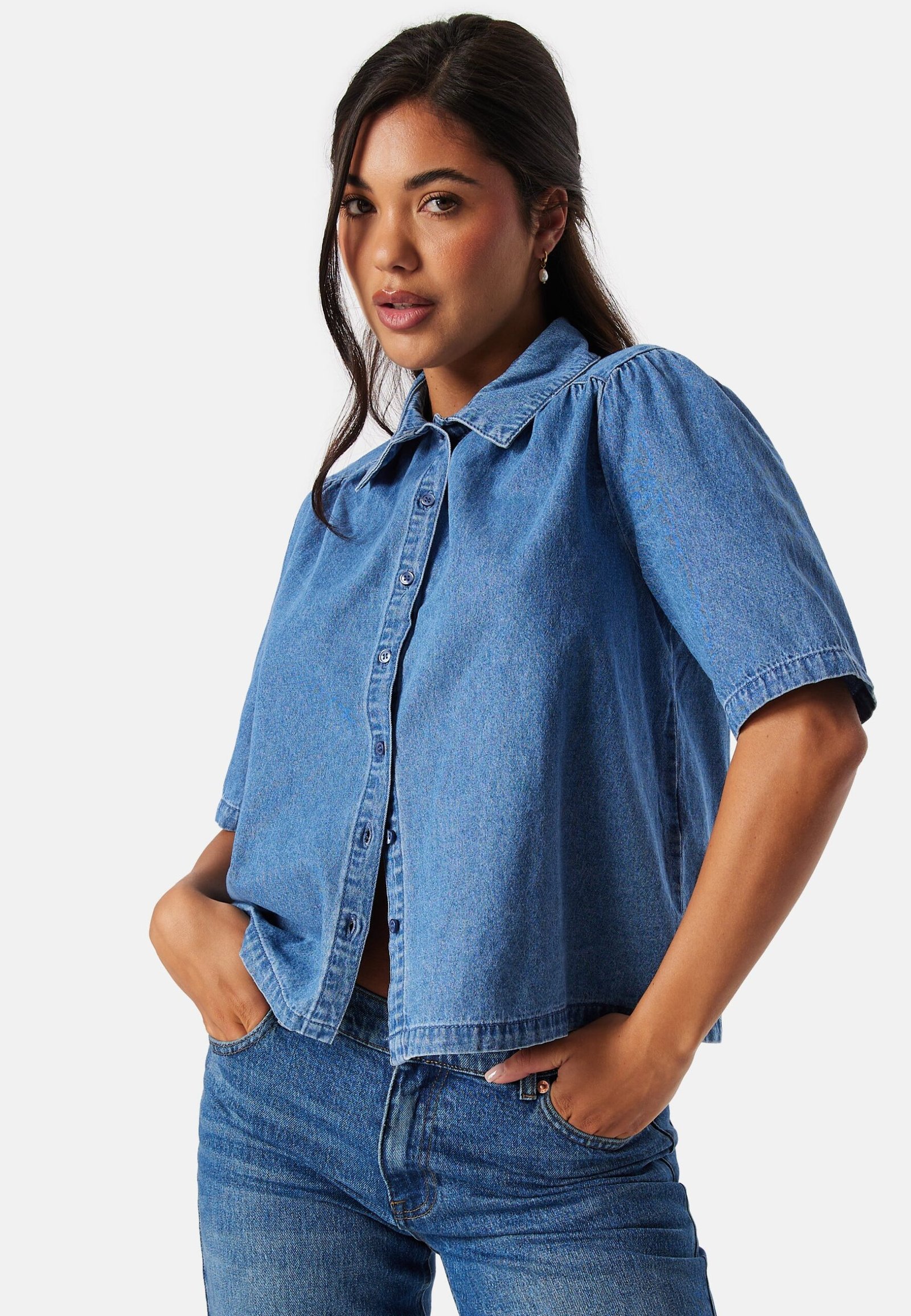 Pcmag SS Denim Shirt