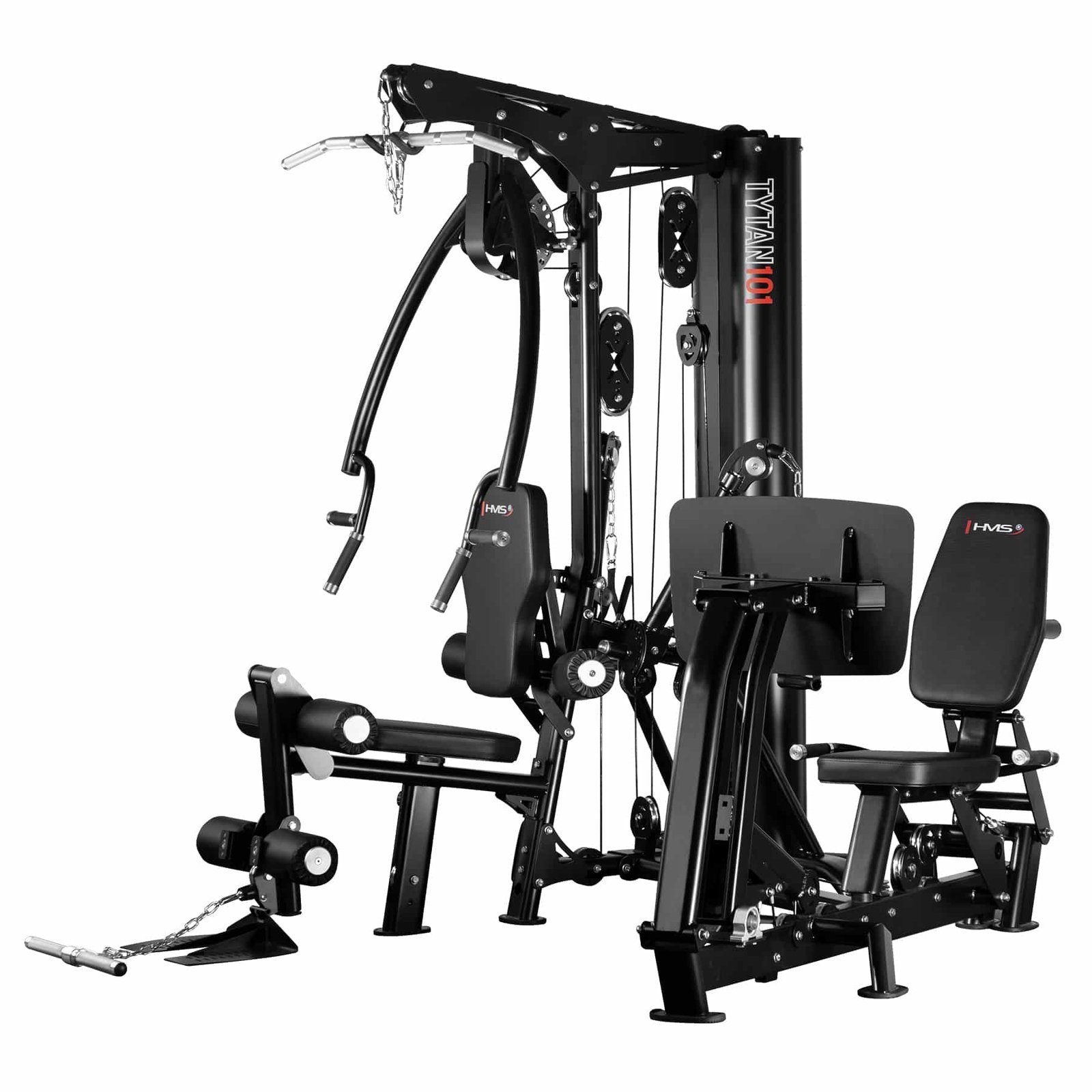 HMS Multi Gym Jalkaprässillä TYTAN 101 - monitoimilaite kaupalliseen käyttöön