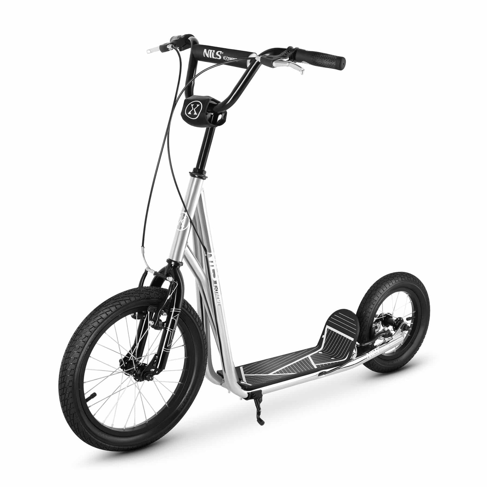 Nils Extreme Kickbike / potkupyörä 16/12"renkailla