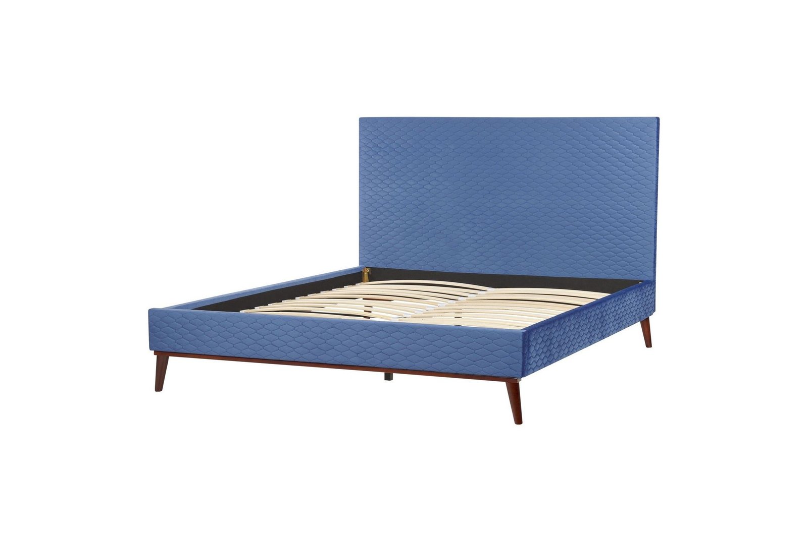 Braydon Sänkykehys 180x200 cm - Sininen/Tumma puu