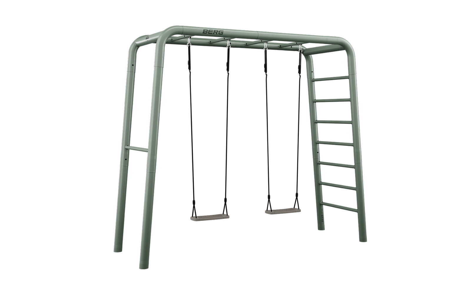 BERG PlayBase Setit Medium Green + Swing set  - Vihreä - M (285 x 100 x 245 cm)