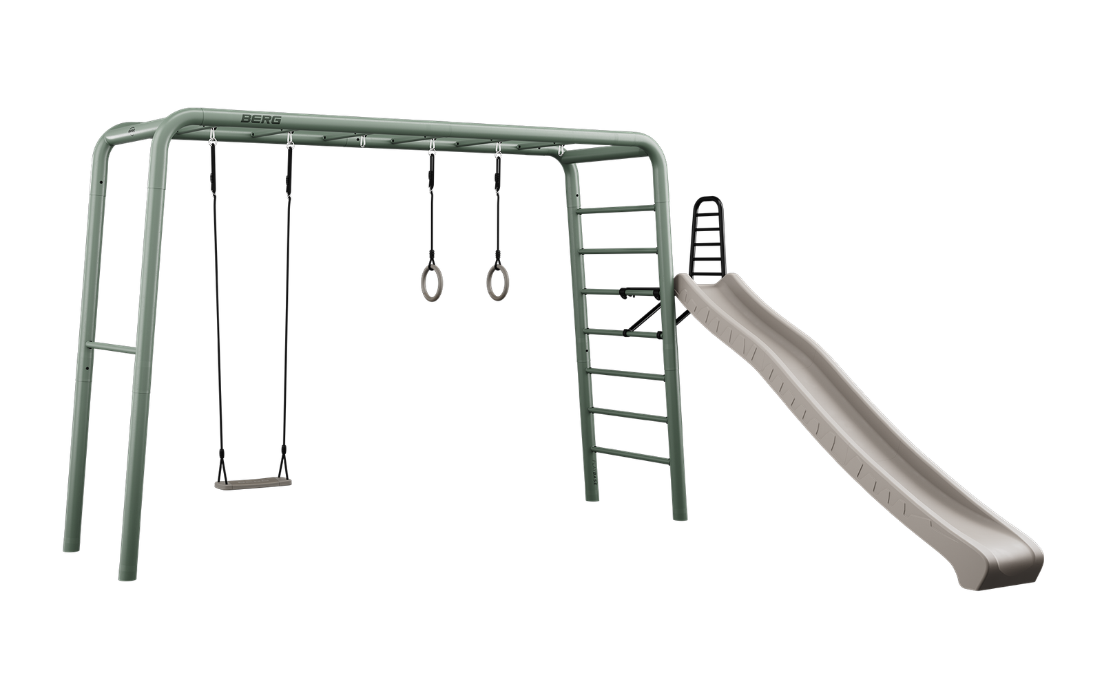 BERG PlayBase Setit Large Green + Play set  - Vihreä - L (380 x 100 x 245 cm)