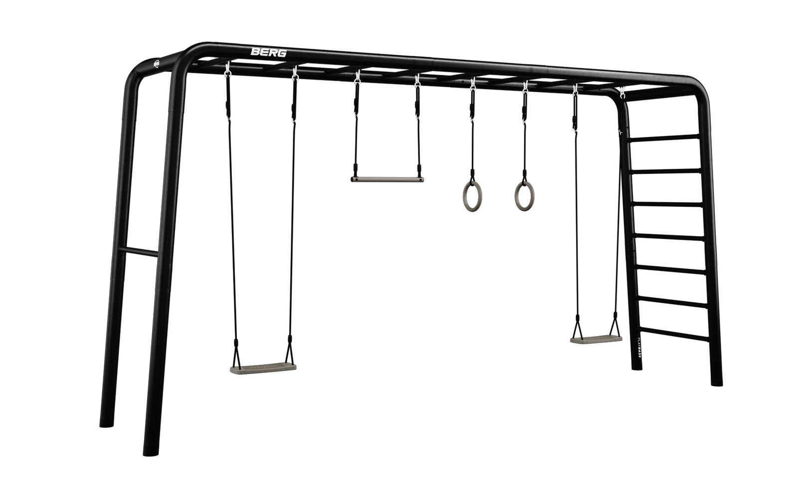 BERG PlayBase Setit Extra Large + Active set  - Musta - XL (470 x 100 x 245 cm)