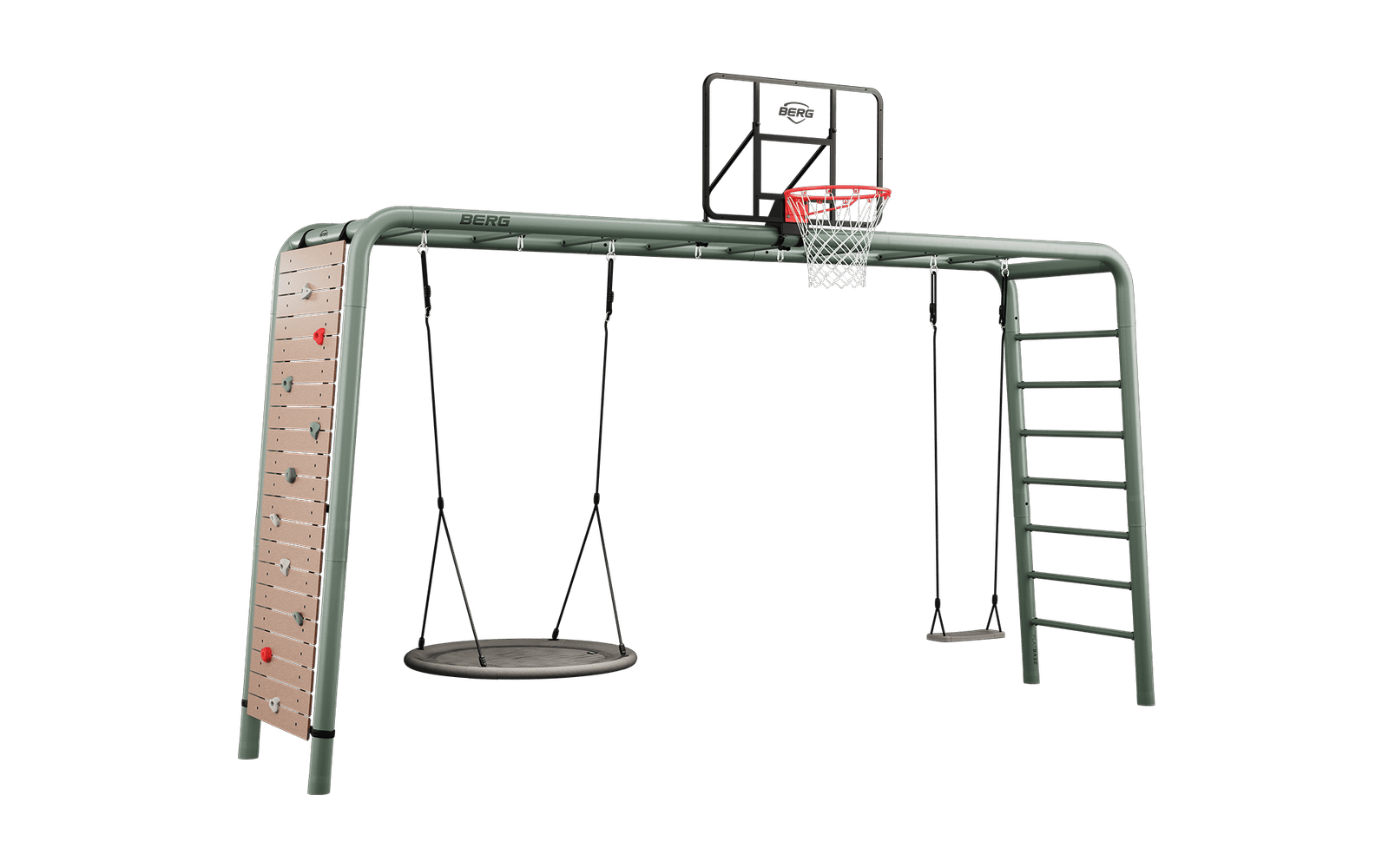 BERG PlayBase Setit Extra Large Green + Ultimate set  - Vihreä - XL (470 x 100 x 245 cm)