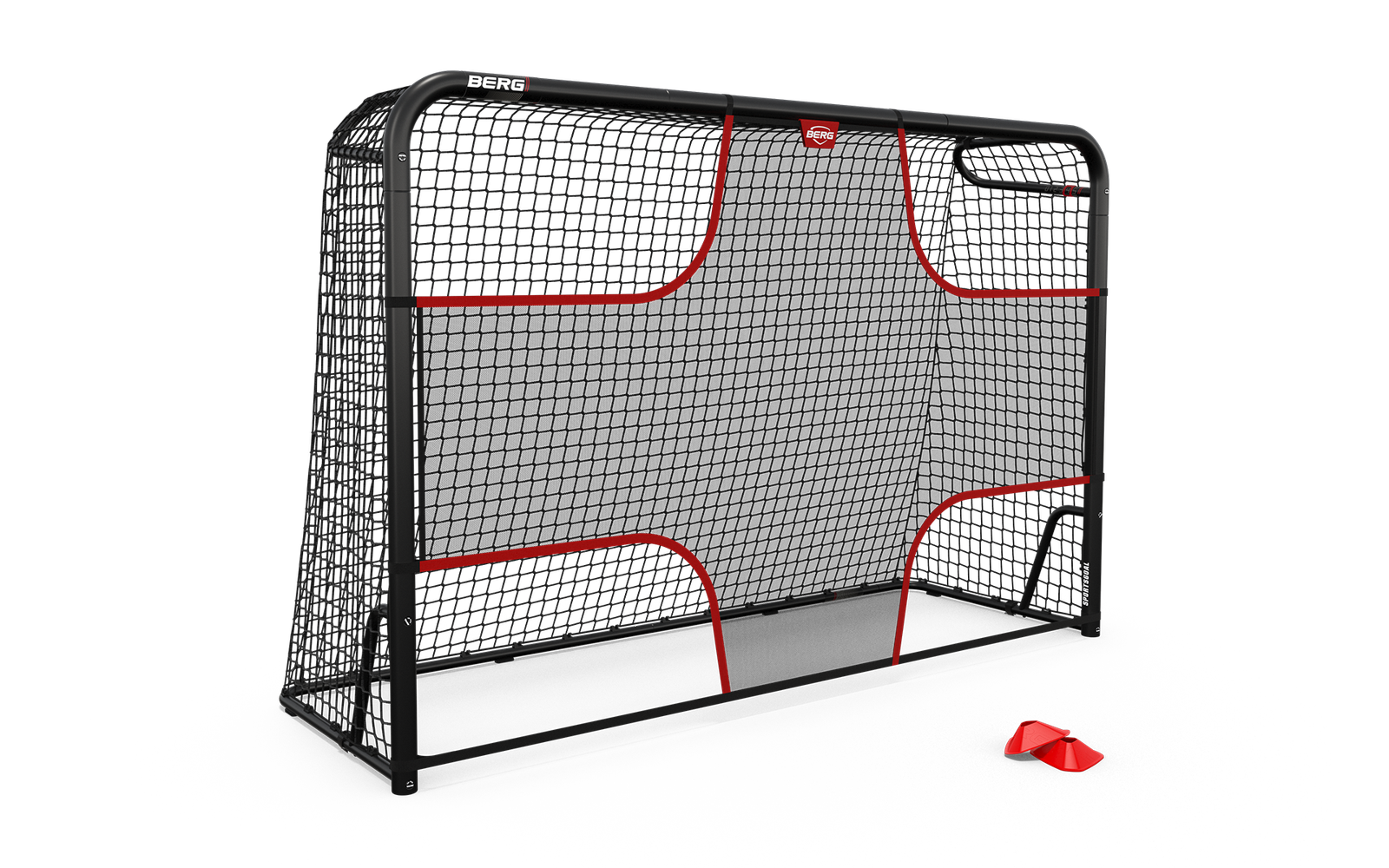 BERG Sportsgoal M (240 x 160 cm) – Jalkapallomaali/Jääkiekkomaali + Target Net