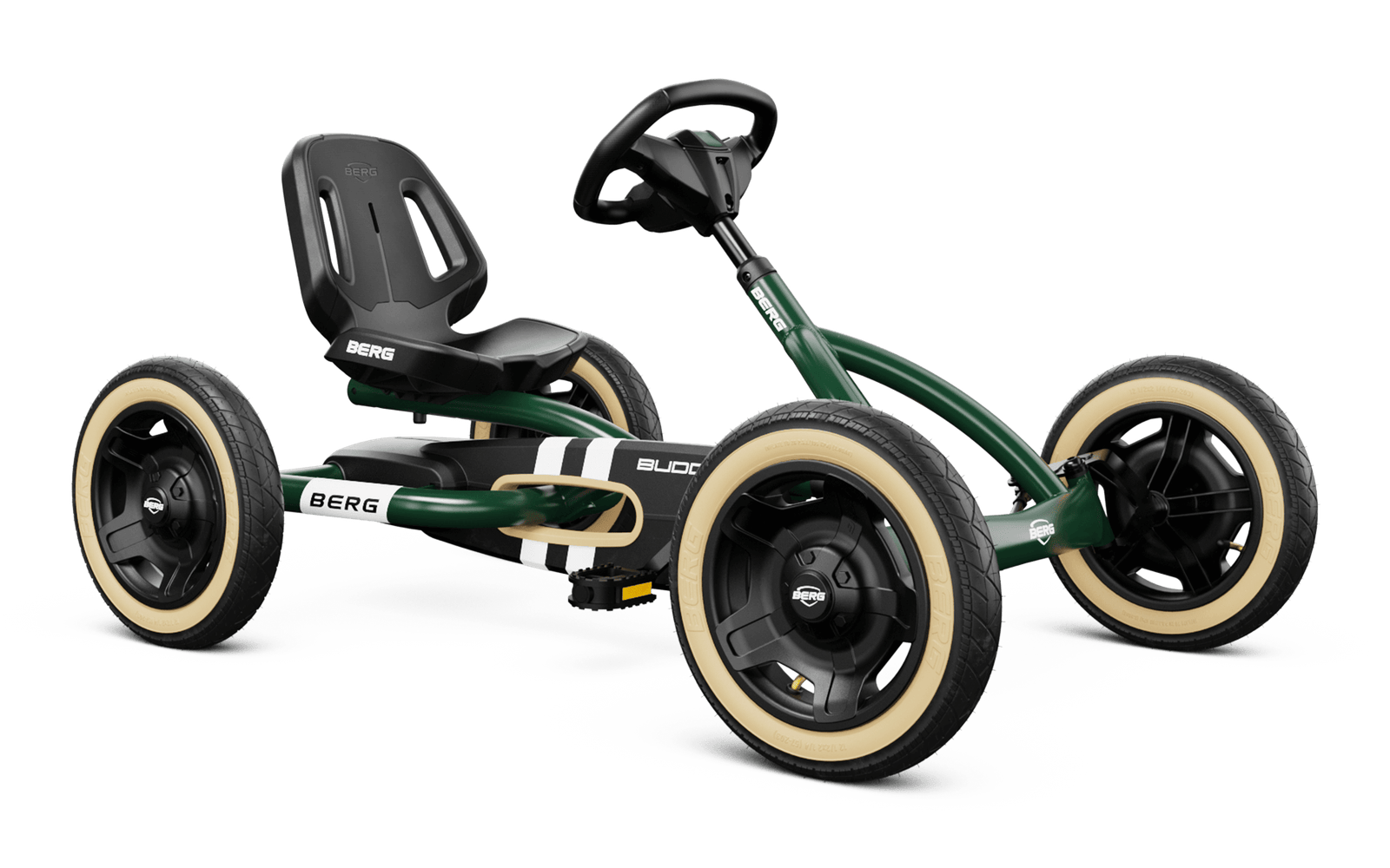 BERG Buddy Retro Green - Polkuauto 3+ vuotta - Vihreä