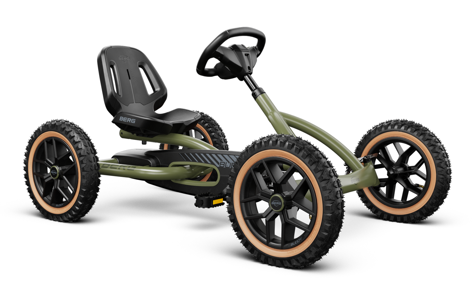 BERG Buddy Trail Green - Polkuauto 3+ vuotta - Vihreä