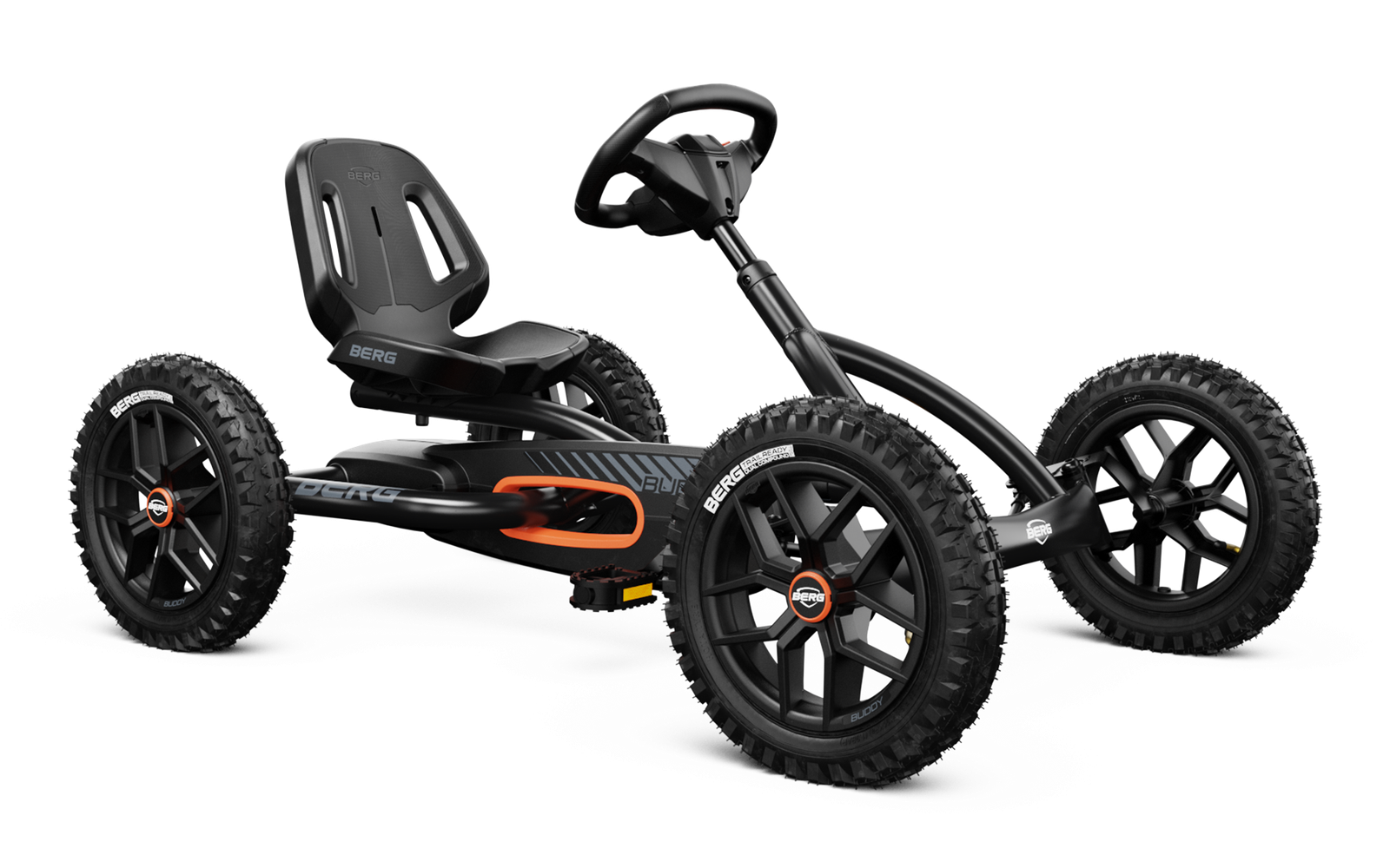 BERG Buddy Cross Black - Polkuauto 3+ vuotta - Musta