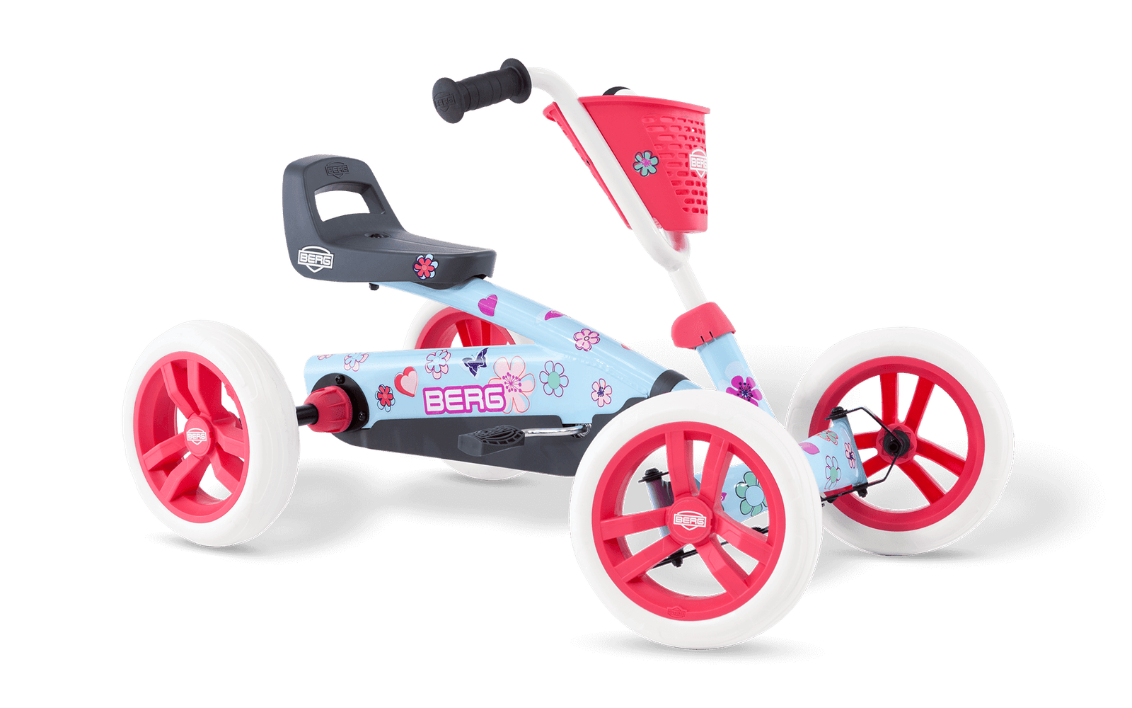 BERG Buzzy Bloom - Polkuauto 2+ vuotta - Sininen/Vaaleanpunainen - Suoravetoinen