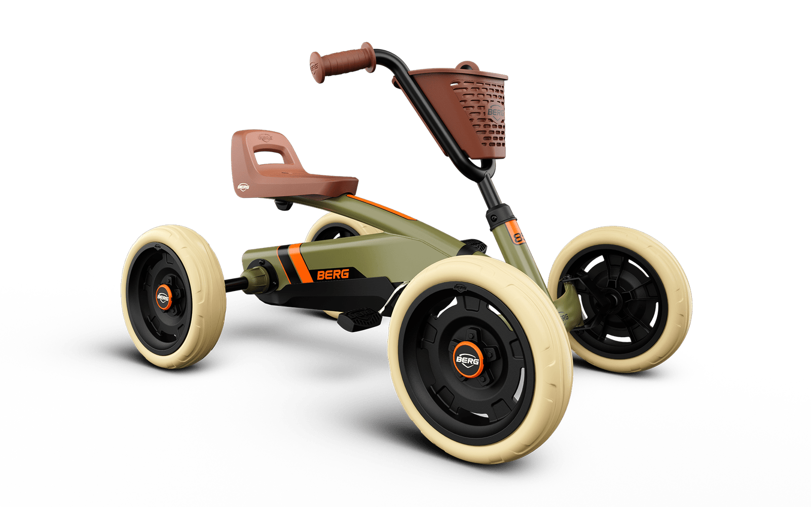 BERG Buzzy Retro Green - Polkuauto 2+ vuotta - Vihreä - Suoravetoinen