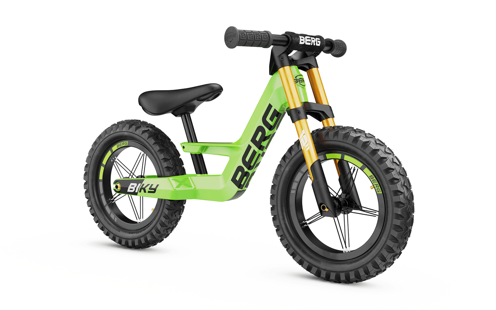 BERG Biky Cross Green Potkupyörä - 2,5+ vuotta - Vihreä