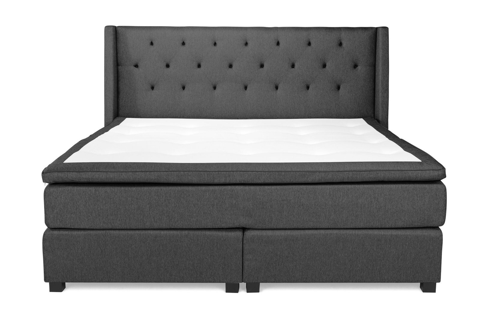 Jenkkisänky Langham 210x210 cm Harmaa -