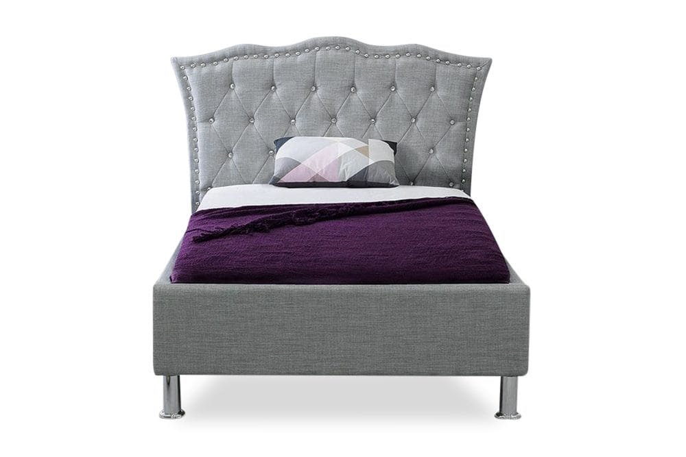 Parivuode Metz 90x200 cm - Harmaa