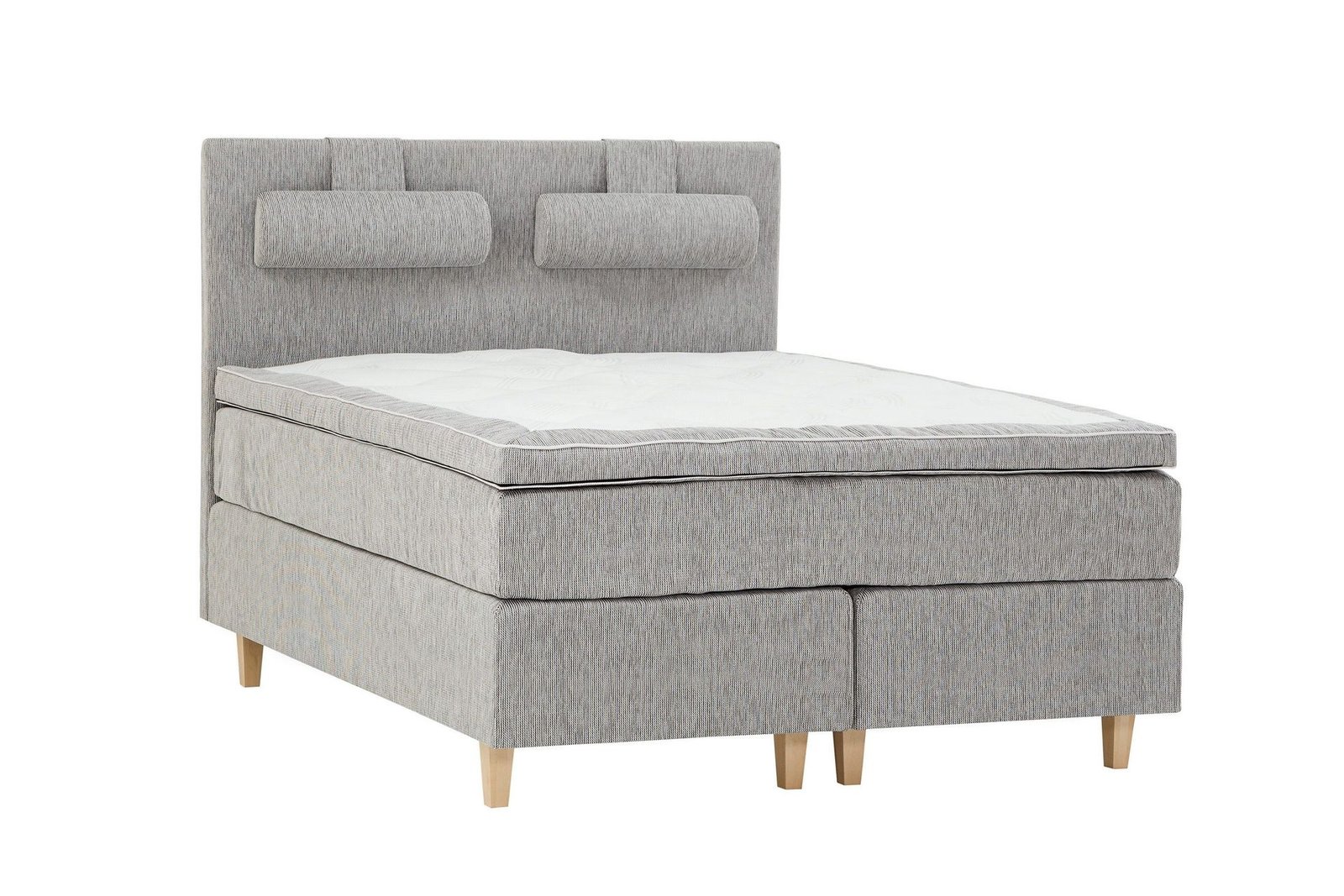 Jenkkisänky Wilson 160x200 Lateksisisus - Vaaleanharmaa