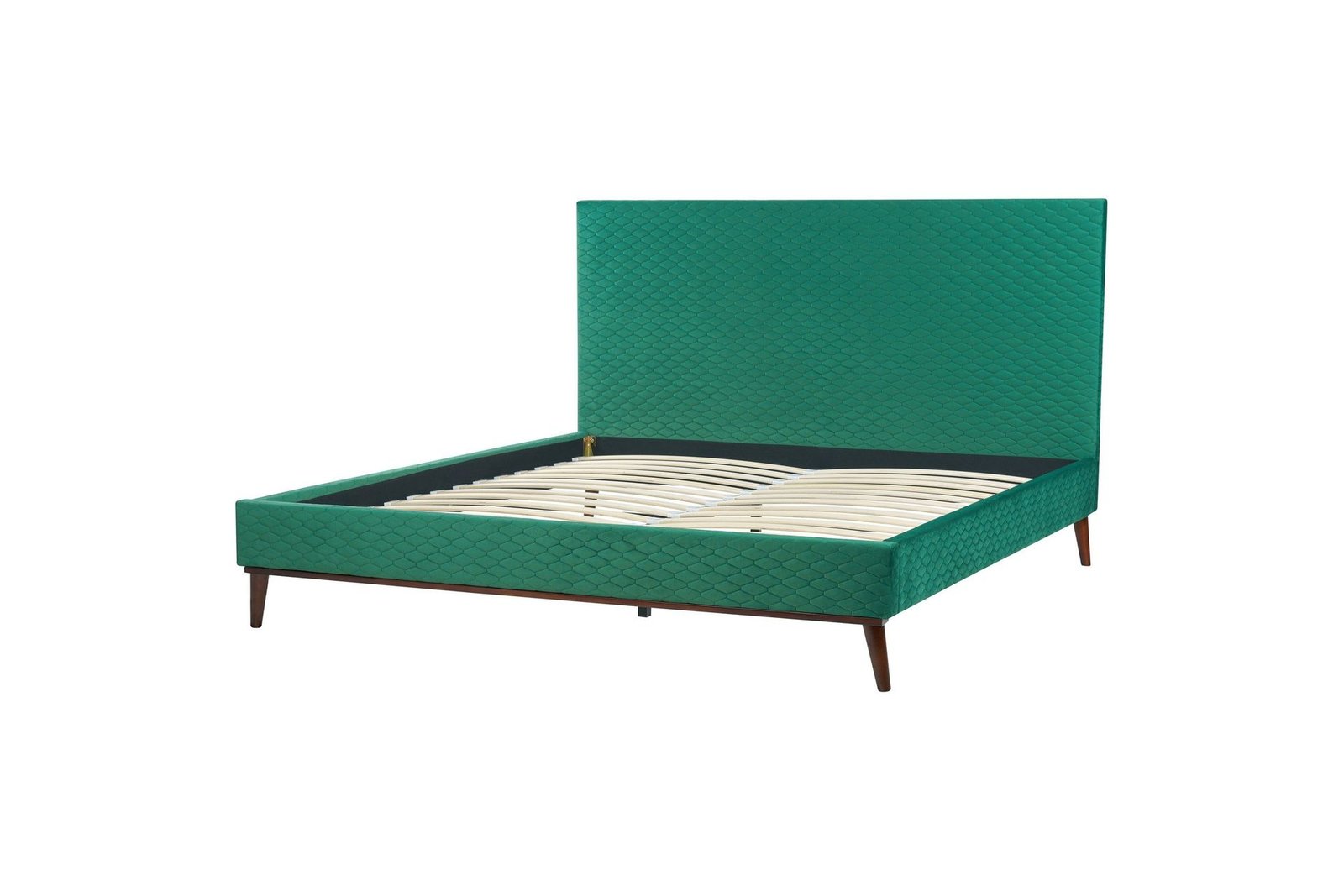 Braydon Sänkykehys 180x200 cm - Vihreä/Tumma puu