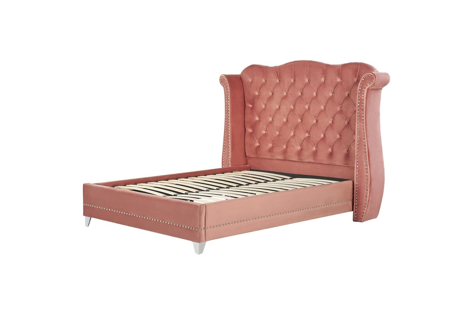 Bode Sänkykehys 160x200 cm - Vaaleanpunainen