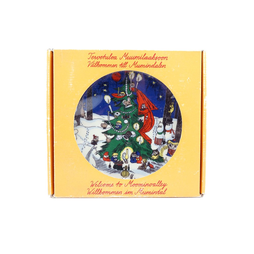 Muumi-seinälautanen Joululautanen (1992-1996) *UUSI*